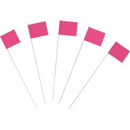 Marking Flags, Fluor. Pink 100/PK